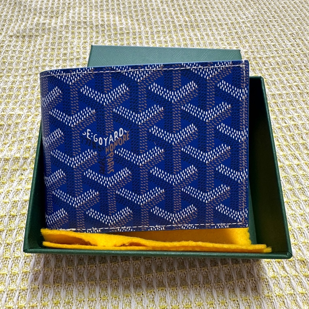 Brand-new Goyard light blue wallet - Picture 6 of 9
